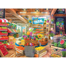 RoseArt - My Happy Place - Biologische versmarkt - Legpuzzel van 750 stukjes voor volwassenen