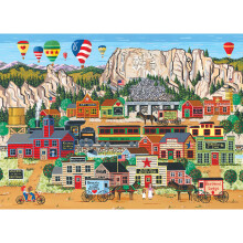 RoseArt - Thuisland - Mount Rushmore - Legpuzzel van 1000 stukjes voor volwassenen