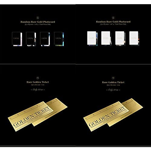 YG LISA - ??O?? SINGLE ??????? LALISA ???p???+?p?p???? F?t????te? Set GOLD ??d. 1