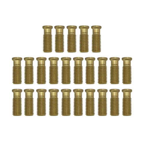 Poolzilla Parafuso de Âncora de Latão Estendido 1-5/16" - Pacote com 25 - Ajuste Universal