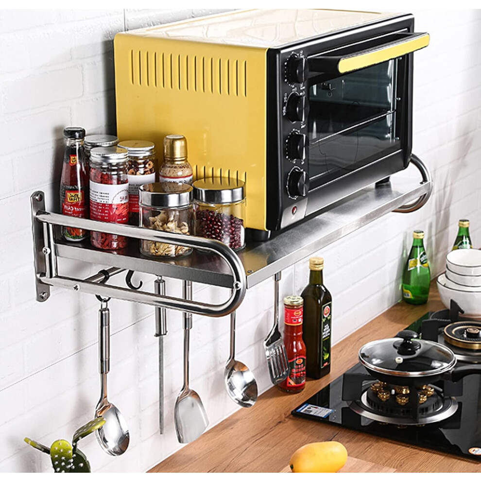 Heavy Duty Microwave Oven Stand Rack Holder-Wall Mounted Shelf