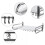 Heavy Duty Microwave Oven Stand Rack Holder-Wall Mounted Shelf 3