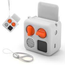 Silicone Case Protective Cover for Yoto Mini (2024 Edition) Audio Player(Gray)