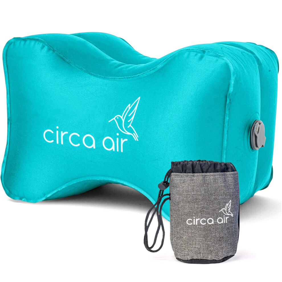 Circa Circa Circa Air Inflatable Knee Pillow For Side Sleepers - Orthopedic Relief For Sciatica, Back & Hip Pain Travel-Friendly (B09fnycfsp)