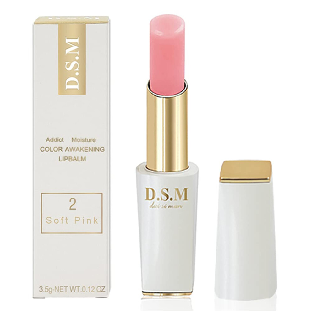 Dsmdaisiman Pink Lip Balm Hydrating Lip Conditioner Soothing Moisturize Lip Care Lip Butter 0.12 Oz Soft