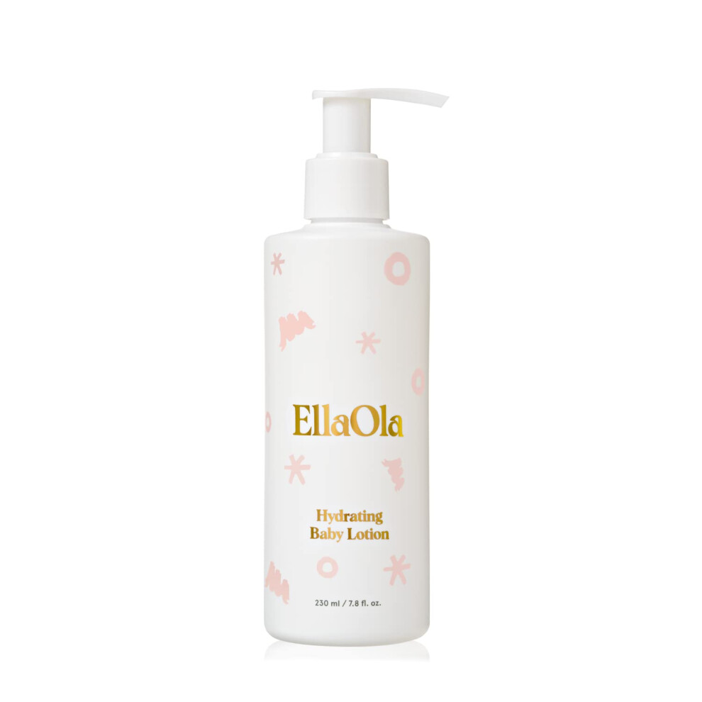 Soothing Baby Lotion For Dry Eczema Prone & Sensitive Skin With Jojoba Oil + Squalane - Moisturizing Nourishing Lotion For Newborns Babies Ellaola