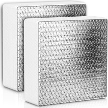 SIKADEER RV-ventilatie-isolator 14x14x3 2-delige universele RV-dakraamafdekking met reflecterend oppervlak Dakraamscherm Energiebesparend zonnedak Pas