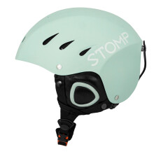 Capacete STOMP para Esqui e Snowboard com Bolsa Integrada nos Almofadas Auriculares (Frost Mate, Grande)