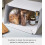 Caja de pan - YAMAZAKI - Tower Bread - Acero y bambú - Blanco - Tapa extraíble 4