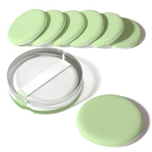 Mohope 8pcs Air Cushion Makeup Sponges pour fondation avec bote portable | Eponge de melange sans latex pour fond de teint et poudre a la creme