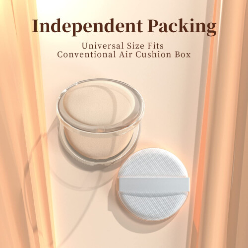 MOHOPE 8Pçs Esponjas de Maquilhagem com Caixa, Sem Latex, para Líquido, Creme, Base e Pó 1