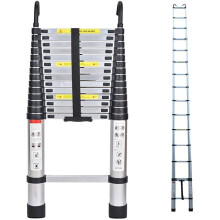 5M Multi-Purpose Folding Ladder Hooks,Extendable Loft Ladder Portable Collapsible Ladder,Anti-Slip Telescoping Ladder,Extension Ladder,Max Load 150kg