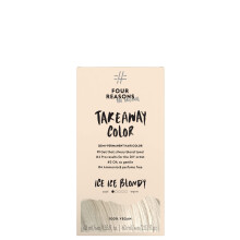 Four Reasons Original Takeaway Color - Ice Ice Blondy - 10.01 Bright Ash Blonde - Demi-Permanent Hair Color - Ammonia-Free and Fragrance-Free Hai