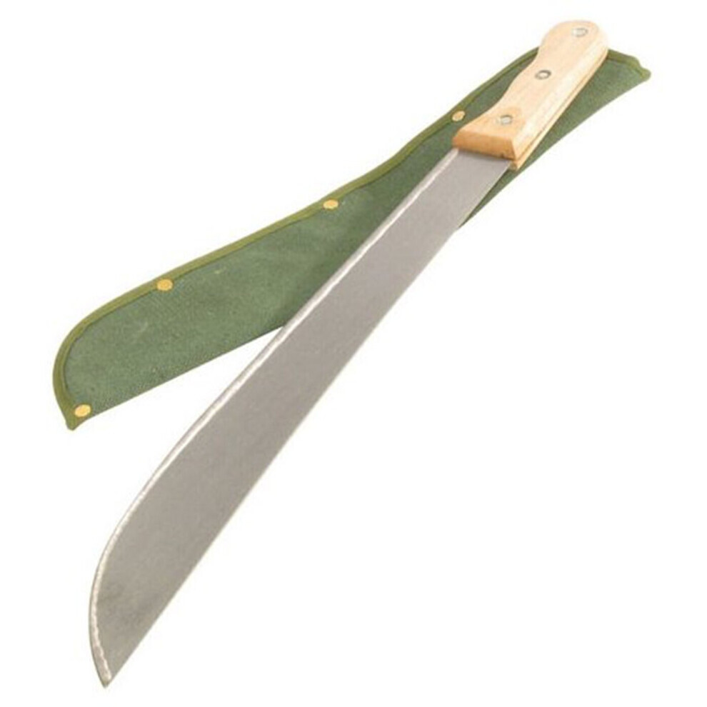 Silverline Garden Gardening Hand Tool Machete & Sheath - 590mm | Heavy-Duty Brush Cutter, Clearing & Landscaping Tool