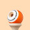 Kendama KROM Pop Lol Laranja 4