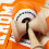 Kendama KROM Pop Lol Laranja 5
