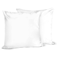 Euro Size Pillow Protectors Set of 2 - European Square 26x26 Pillow Covers Waterproof Hypoallergenic Dust Proof Zippered Encasement