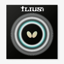 Butterfly Ilius B Tischtennis-Gummiplatte professionelle Gummiplatte mit langen Noppen erhltlich in den Schwammstrken 0,5, 1,1 und 1,3 rot od