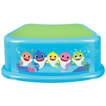 PinkFong Baby Shark Badkamer Opstapje voor Kinderen die het Toilet en de Wastafel gebruiken - Kinderopstapje Zindelijkheidstraining Antislip Badkamer