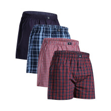 DANISH ENDURANcE MenAs Boxershorts, 4er-Pack, Bio-Baumwolle, gewebt, f r Herren, locker, atmungsaktiv und leicht