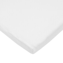 American Baby Company 100% Cotone Naturale Fodera Lettino 36" x 18" - Morbida, Traspirante e Ipoallergenica, Bianca