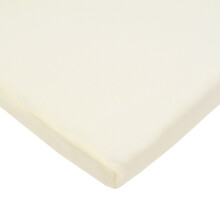 American Baby Company Lenzuolo Fitted in Cotone 100% 18" x 36" per Culla / Lettino - Compatibile con Mika Micky, Crema