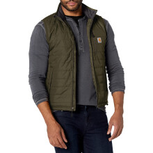 Carhartt Herren Rain Defender Relaxed Fit Leichte Isolierte Weste, Moos, Medium DE