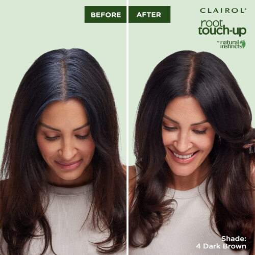 Clairol Clairol Root Touch-Up by Natural Instincts Μόνιμη Βαφή Μαλλιών, 5 Μεσαίο Καφέ, Συσκευασία 1 2
