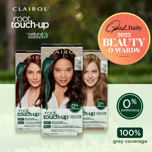 Clairol Clairol Root Touch-Up by Natural Instincts Μόνιμη Βαφή Μαλλιών, 5 Μεσαίο Καφέ, Συσκευασία 1 1