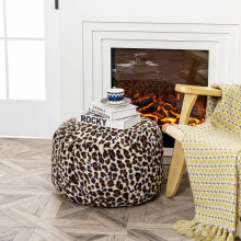 Asuprui djur pouf ottoman ostadig golv pouf ottoman fot vila utomhus pouf runda fuzzy pouf sittgolvbnsck stol vikbar golvstol frvaring fr var