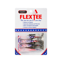 Flex Tee Flexible USA Stars and Stripes American Flag Camo Plastic Golf Tees - 8 Pack - Assorterede st?rrelser - Patriot Pack