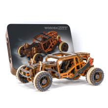 WOODEN.CITY Engineering DIY Dreven model k sestaven - Modely aut - Prmiov 3D dreven puzzle pro dospel - Detailn modelov sady pro nadence a s