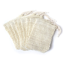ZEPELOFFY Zeepzakjes, 10 Stuks Zeepzak, Sisal Zeepbesparende Zak voor Exfoliëren, Douche, Schrobber