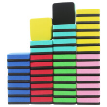 42 Pack Whiteboard Eraser til b?rn og voksne Vaskbart og genanvendelig magnetisk tavle Eraser til reng?ring af t?rt sletningsmark?rer p? magnetis