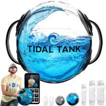 Tidvattenbehllare - Original Aqua Ball with Water Weight - Sandbag Alternativ Ultimate Core and Balance Workout - Portable Stability Fitness Equ