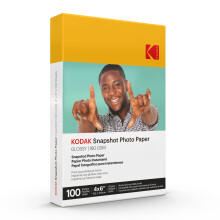 KODAK Photo Paper Gloss 4 X 6 SNAPSHOT 100 count 48lb-180 g/m 2-8.5MIL 41305