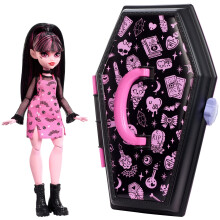 Monster High Draculaura Doll & Accessories Kit de belleza Gore-Gore-Ganizer con clips de murcilagos peine y espejo personalizables con pluma de