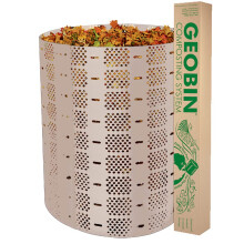 Compostbak van GEOBIN - 246 Gallon, Uitbreidbaar, Eenvoudige Montage, Made in The USA (Tan)