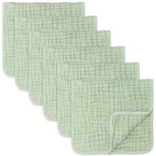 Comfy Cubs Muslin Burp-dukar Stora 100% bomullshandtvttdukar fr spdbarn Baby Essentials 6 lager extra absorberande och mjuka pojkar & flickor