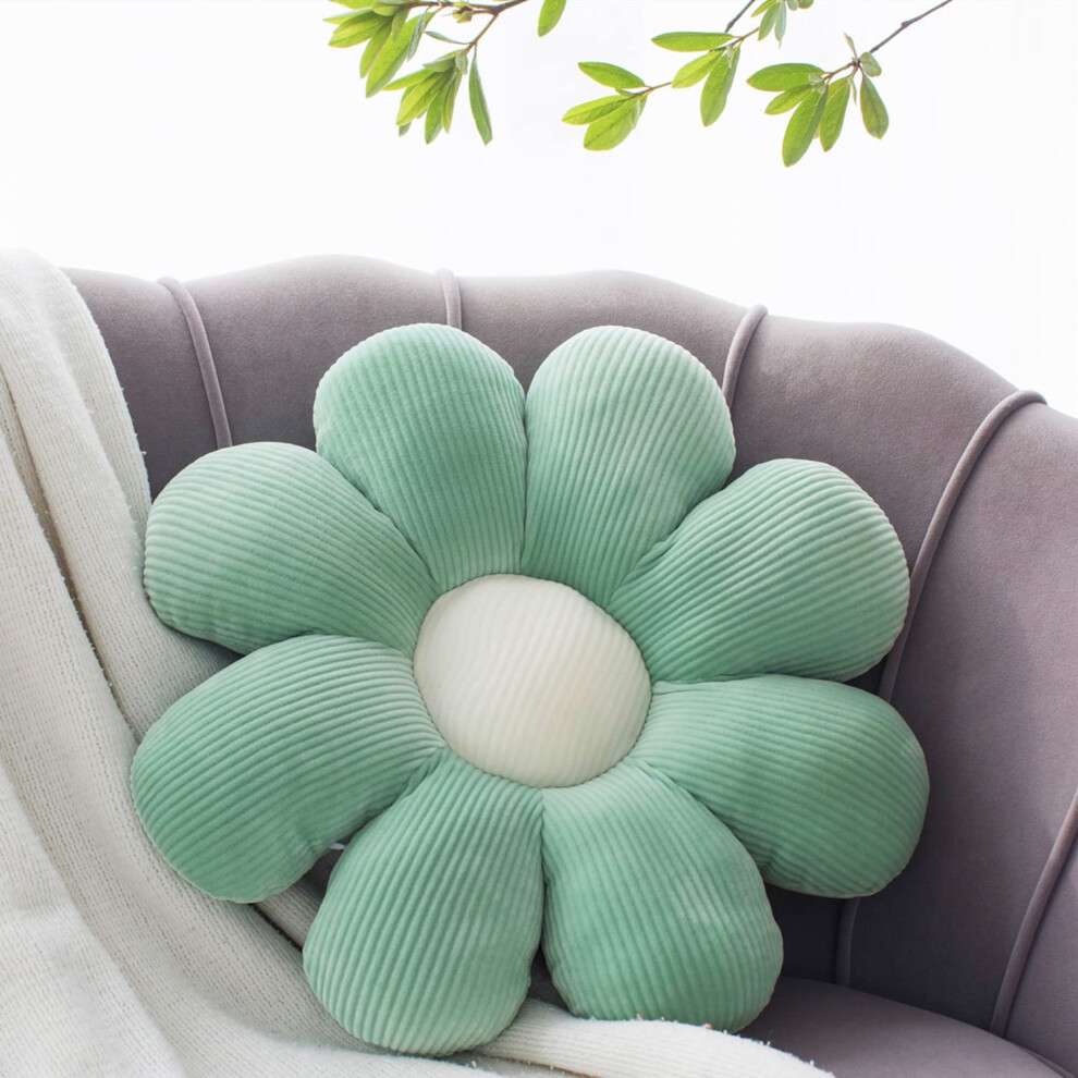 Coussin d   coratif en forme de fleur Vdoioe, coussin d   coratif en forme de fleur verte, coussin de sol d   coratif pour la maison