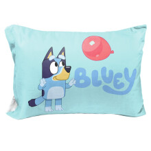 Jay Franco Bluey & Bingo 1 Enkelt reversibel pudebetr?k - Dobbeltsidet b?rn Super Soft Bedding (Official Bluey Product)