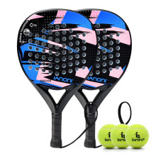 Suprafa?a din fibra de carbon Padel cu racheta cu rachete de memorie EVA Memory Flex Fleam Core PADEL TENNIS TENNIS-RACCHETS LUMIN-2 PADELE cu 3