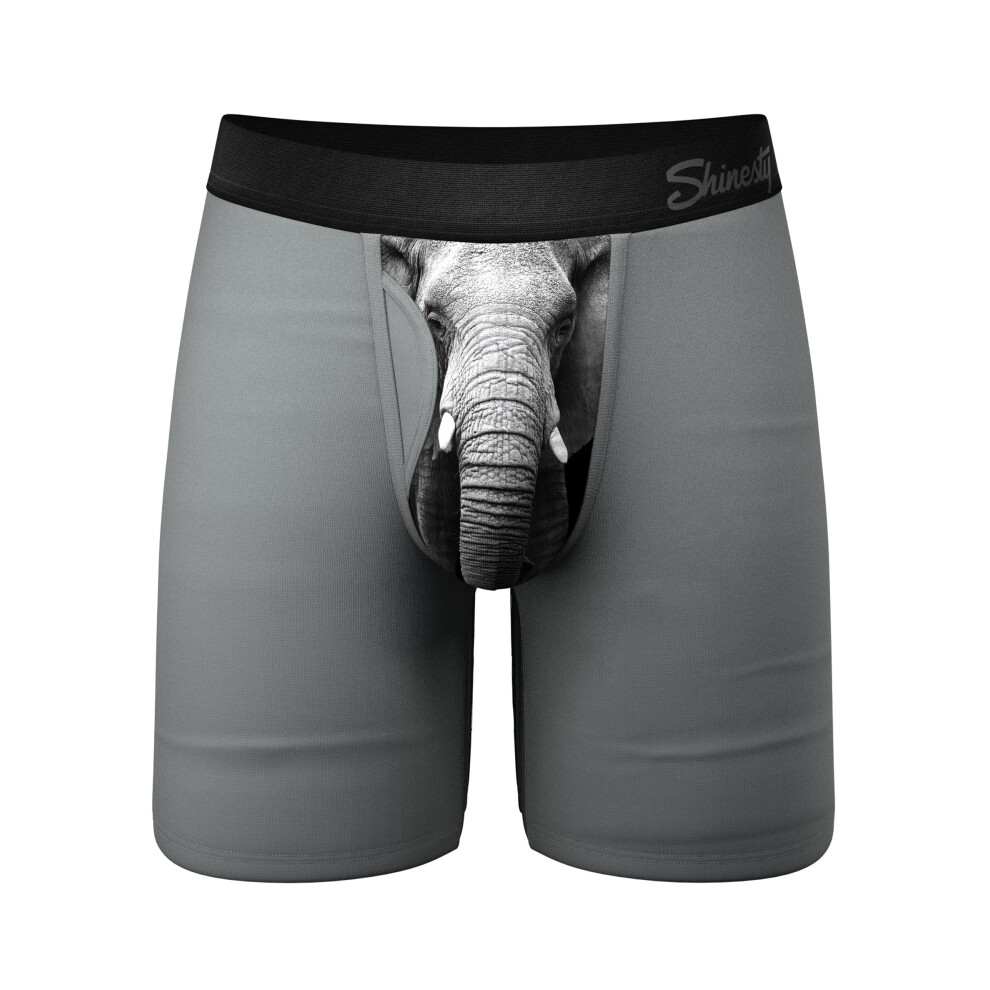 Sous-v   tement Shinesty Hammock Support pour homme avec pochette | Boxer long pour homme | Grand    l   phant am   ricain