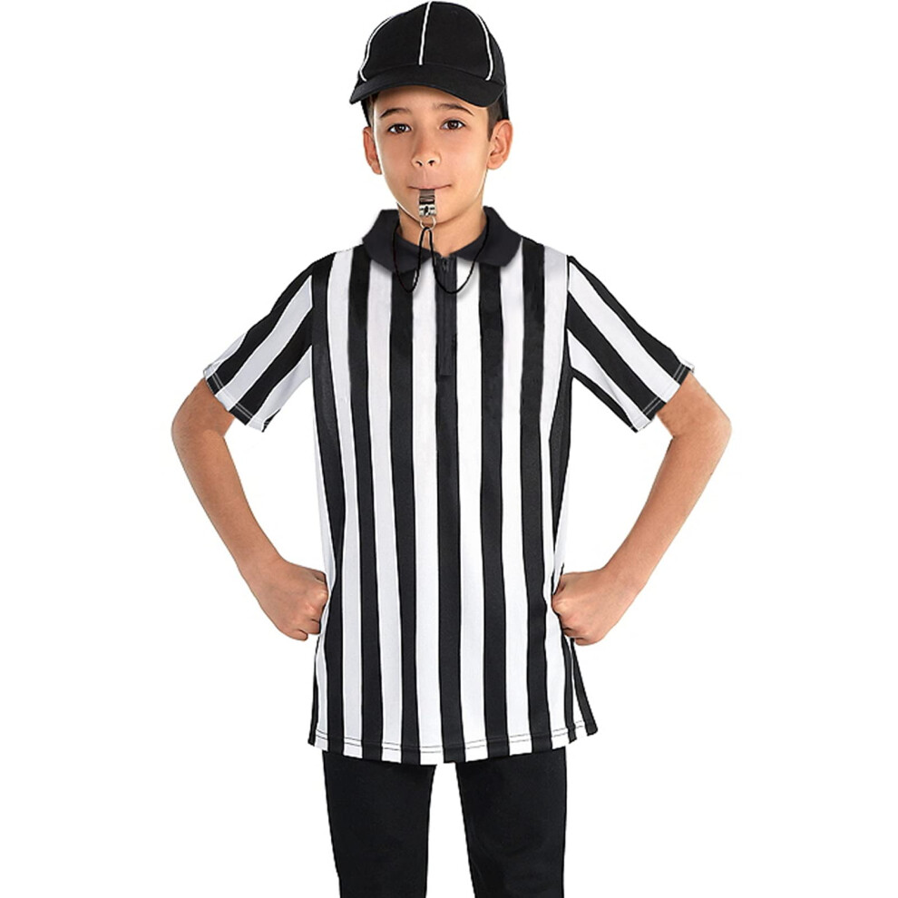 Costume Da Arbitro Per Bambini Thapower, Maglietta A Righe Bianche E Nere, Per Ragazzi E Ragazze, Accessori Per Arbitri, Uniforme Per Basket-image
