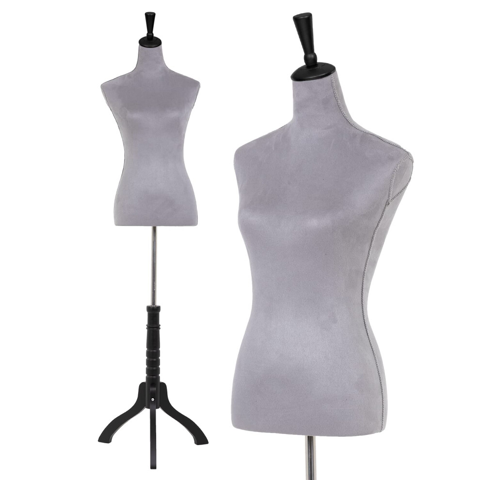 Mannequin femme 140-170 cm, buste de couture, mannequin de couture, mannequin de robe, corps de mannequin, mannequin de robe r   glable avec suppor