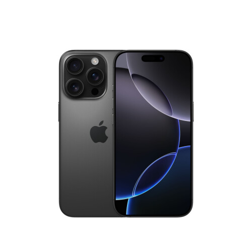 Refurbished APPLE IPHONE 16 PRO 128GB BLACK TITANIUM MYND3QL/A
