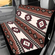 Wellflyhom Aztec Bench Seat Covers fr lastbilar SUVS Southwest Indian Baja Universal Sadel Filt Seat Covers Soft Polyester Bakstet Cover Split