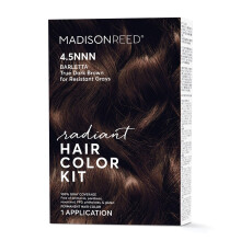 Madison Reed Strahlendes Haarfrbeset | 4,5 NNN Dunkelstes Braun mit warmen Tnen (Barletta Brown) 100 % maximale Grauhaarabdeckung | Permanente Haar