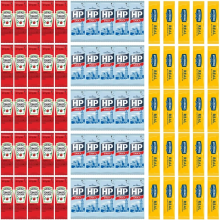 Heinz Tomato Ketchup, Hellmann's Mayonnaise & HP Brown Sauce Sachet Bundle 75 Pack (25 of Each)