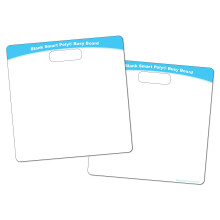 Ashley Productions Smart Poly Educational Activity Busy Board Dry Erase med mark?r 10-3/4"""" x 10-3/4"""" blank 2 sider